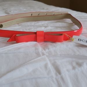 BCBG Generation hot pink bow belt